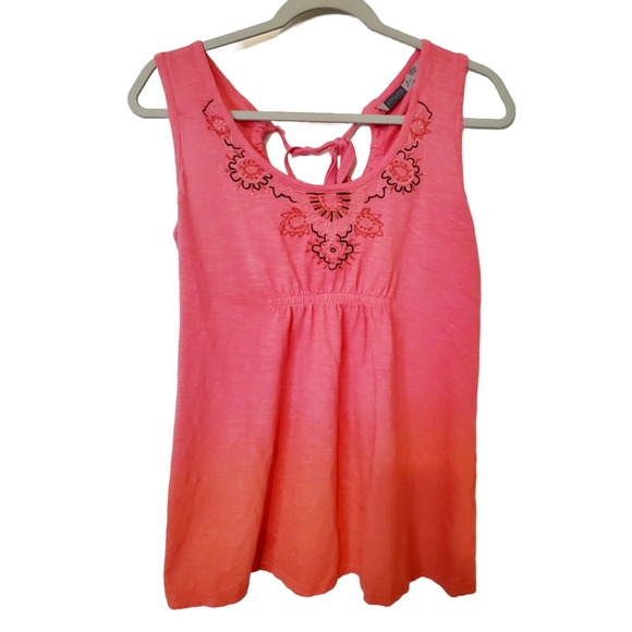 Athleta Tops - Athleta women's coral pink orange color gradient mesa tank top medium